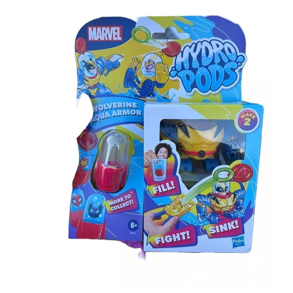 Hydro Pods Marvel Wolverine and Starter Kit NWT